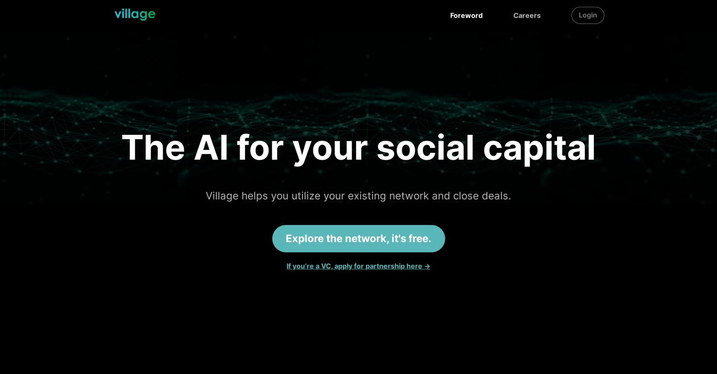 VillageWebsite Screenshot