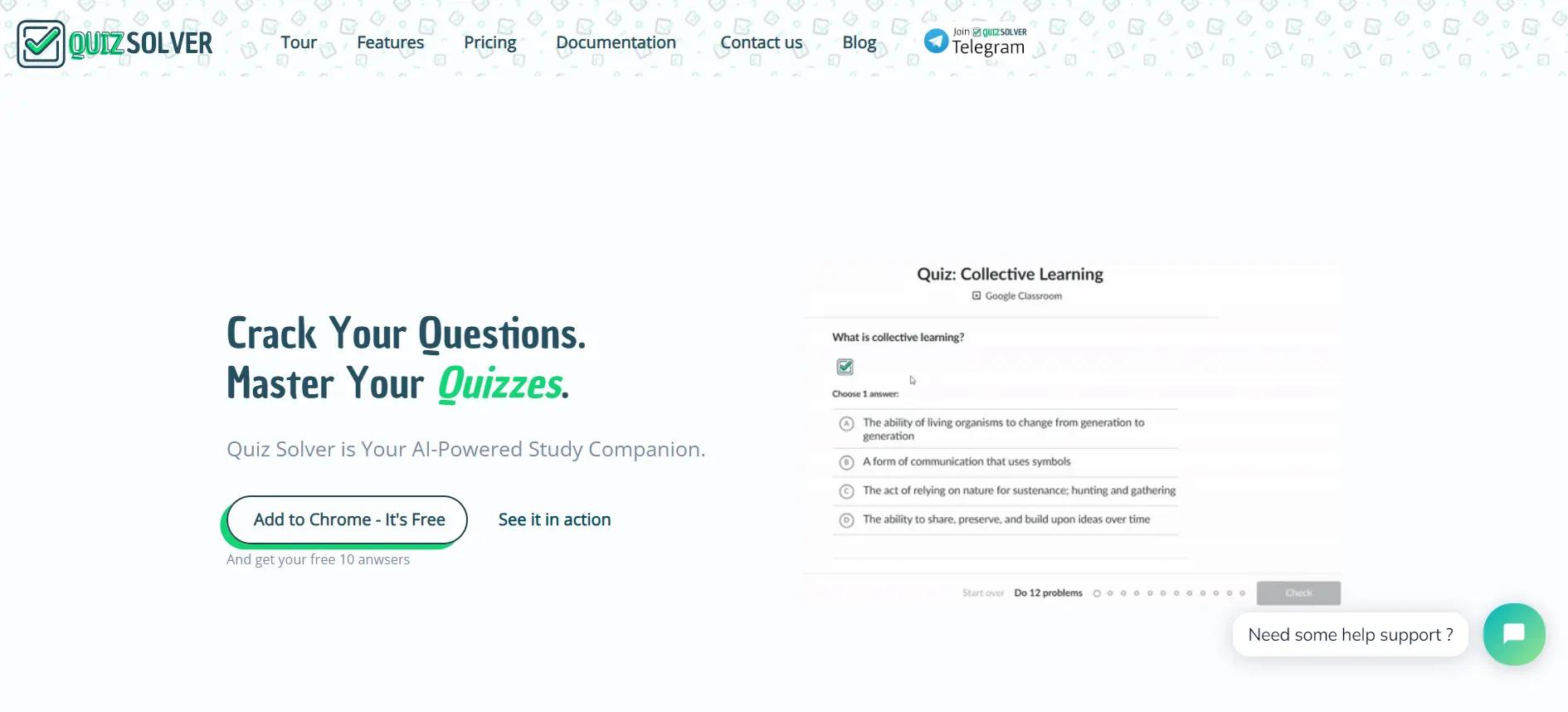 QuizsolveraiWebsite Screenshot