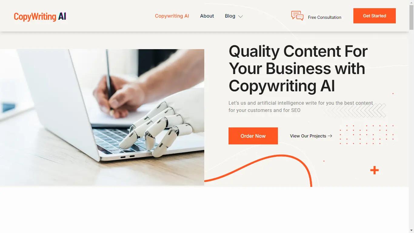 Copywriting AI Website