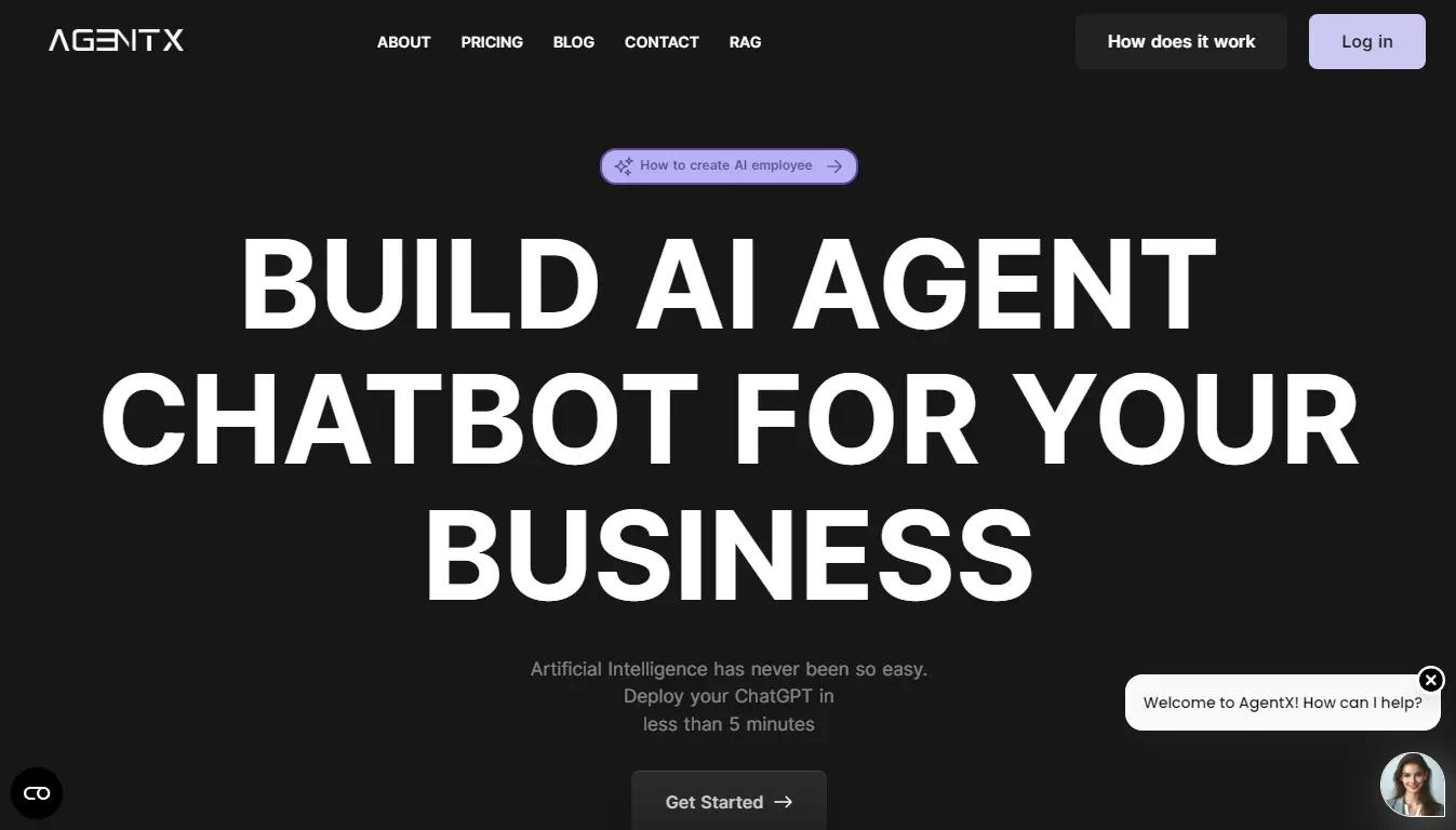 AgentX  Website