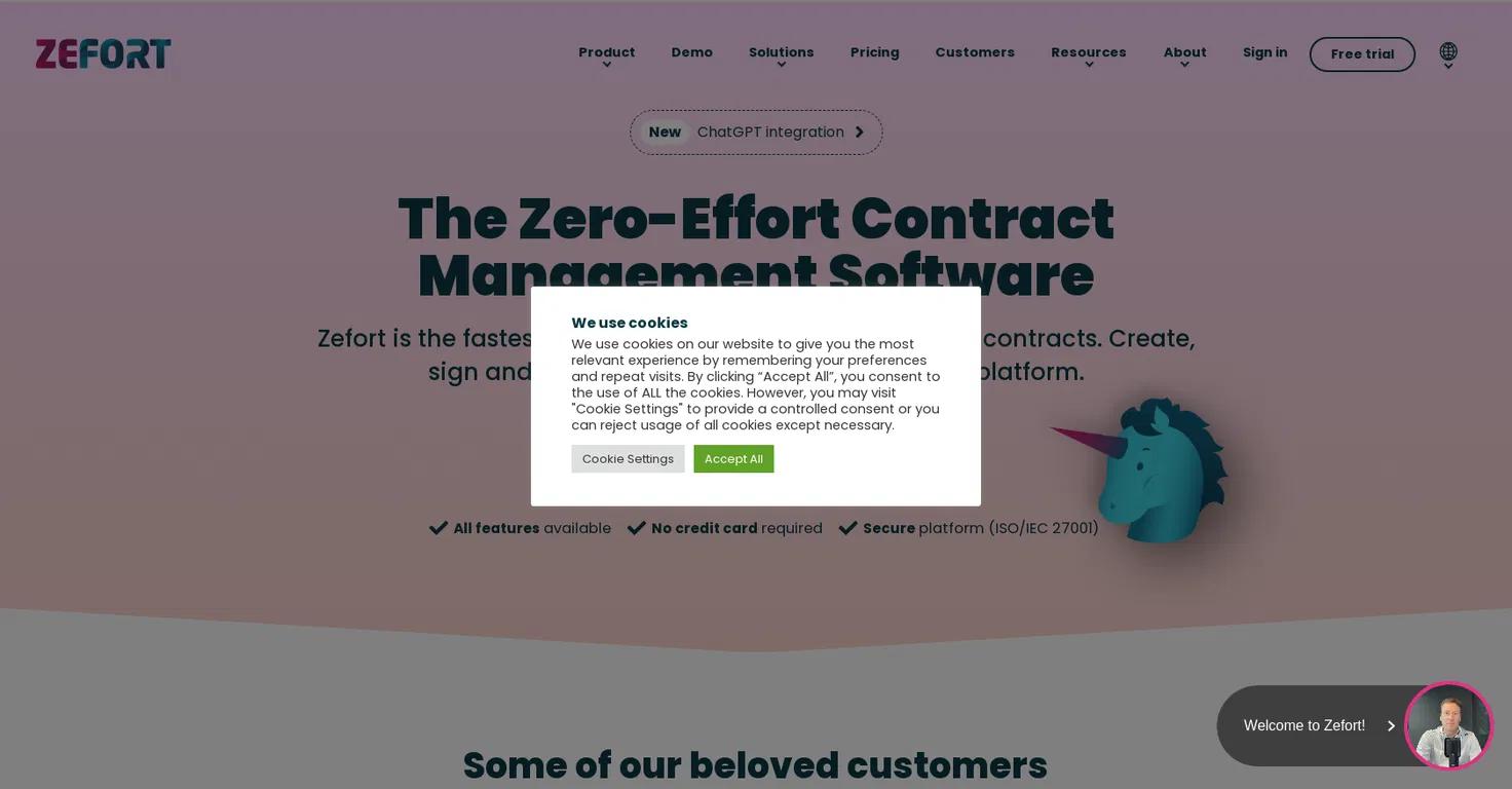 Zefort Website