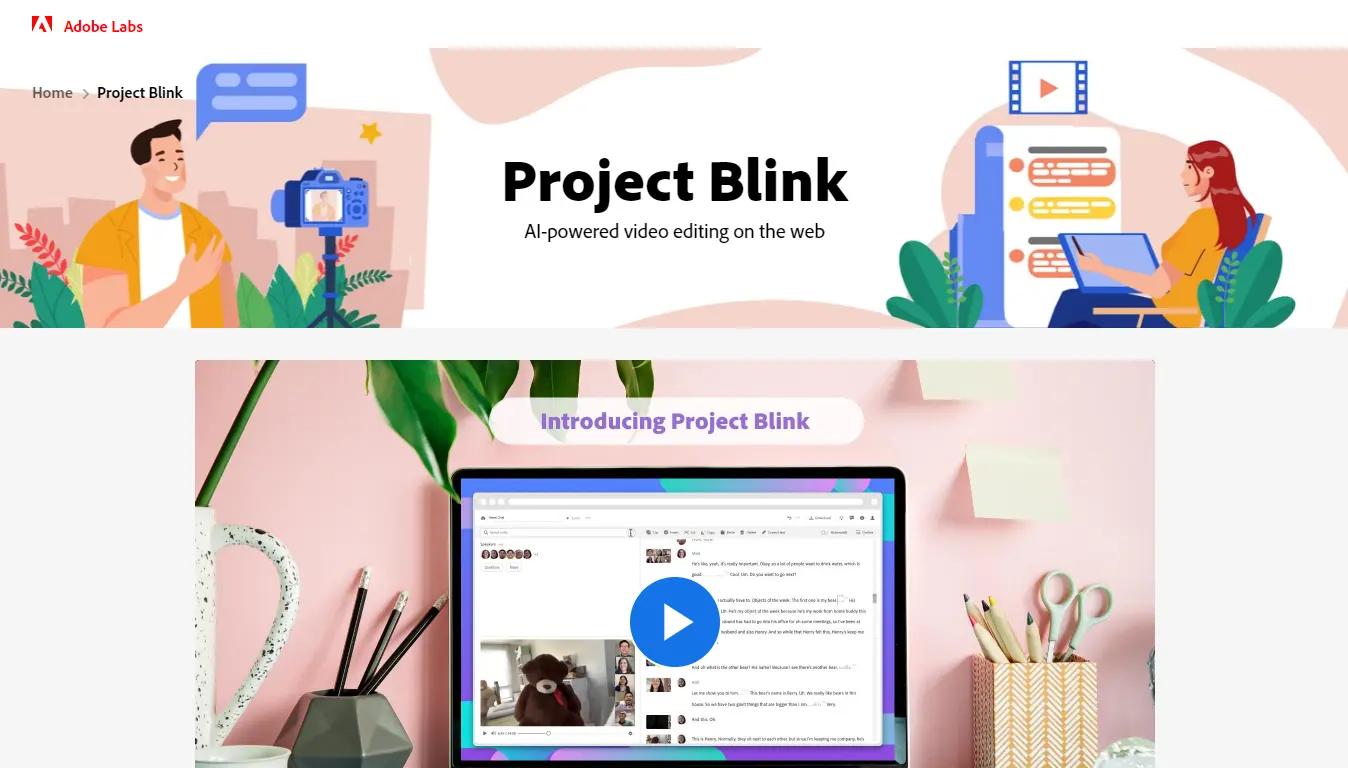 Project Blink Website