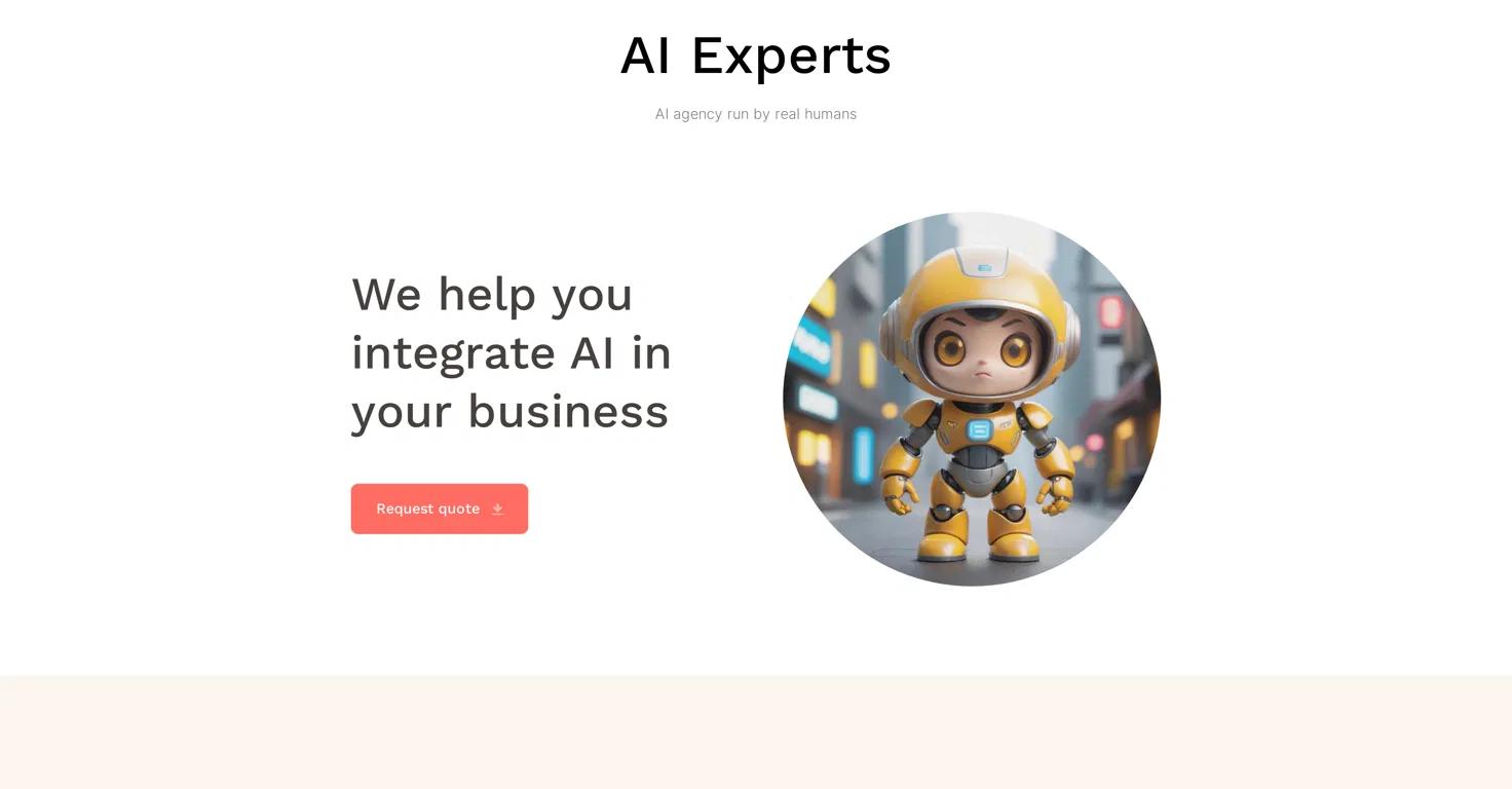 AI Experts Website