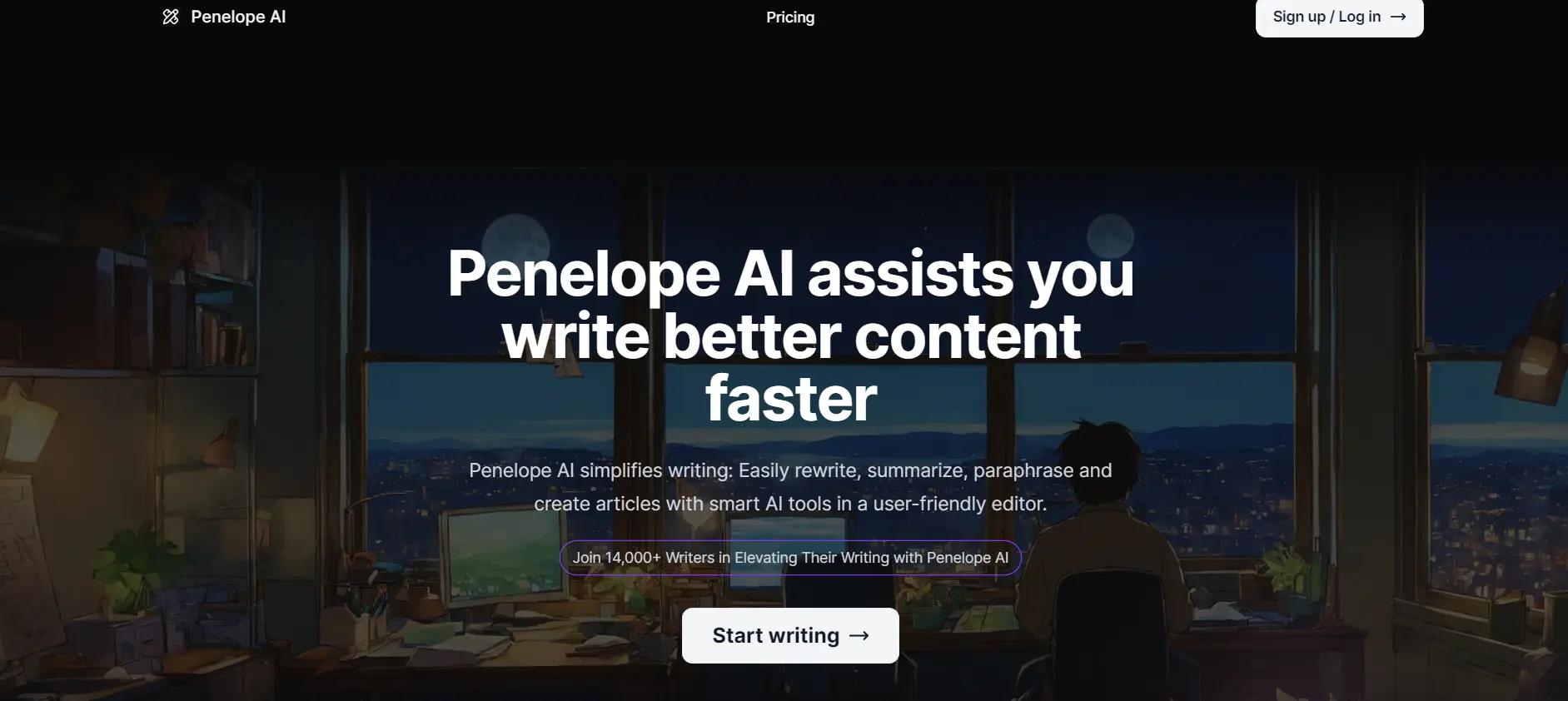 Penelope AI Website