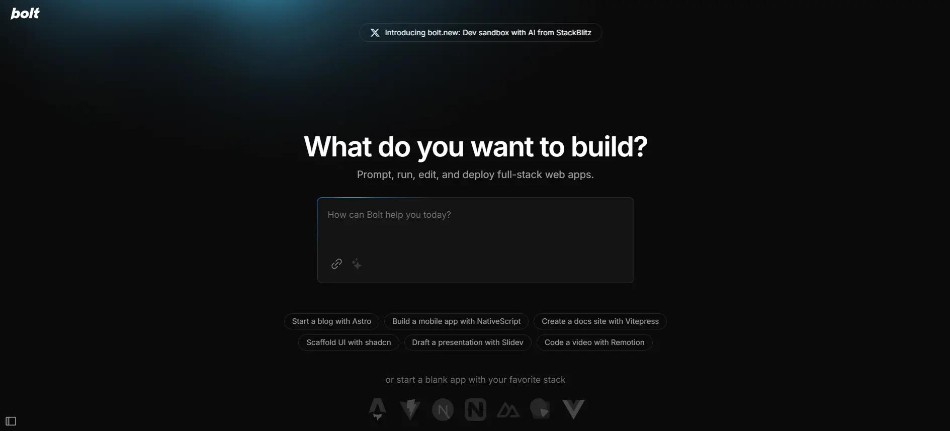 Bolt AIWebsite Screenshot