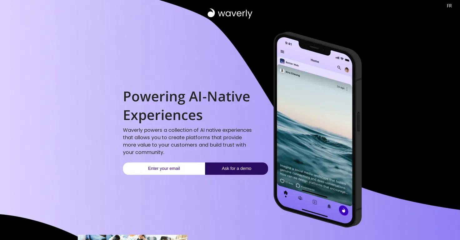 WaverlyWebsite Screenshot