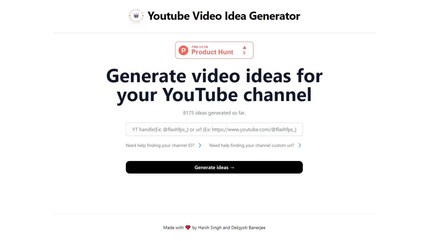  YT IdeasWebsite Screenshot