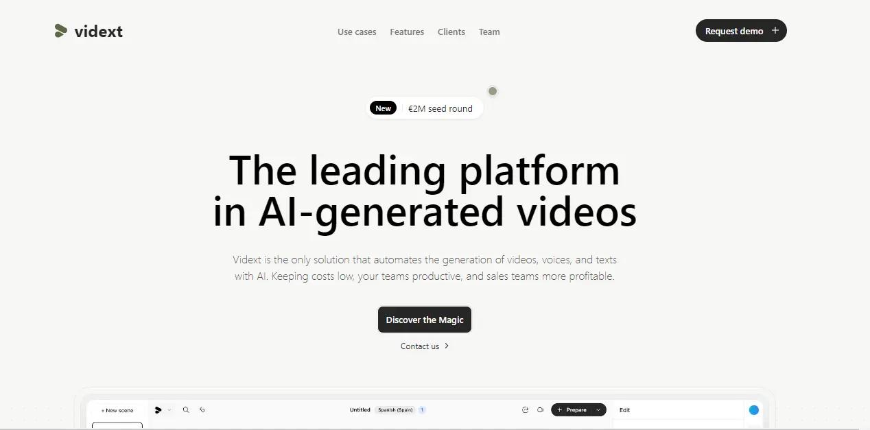 Vidext Website