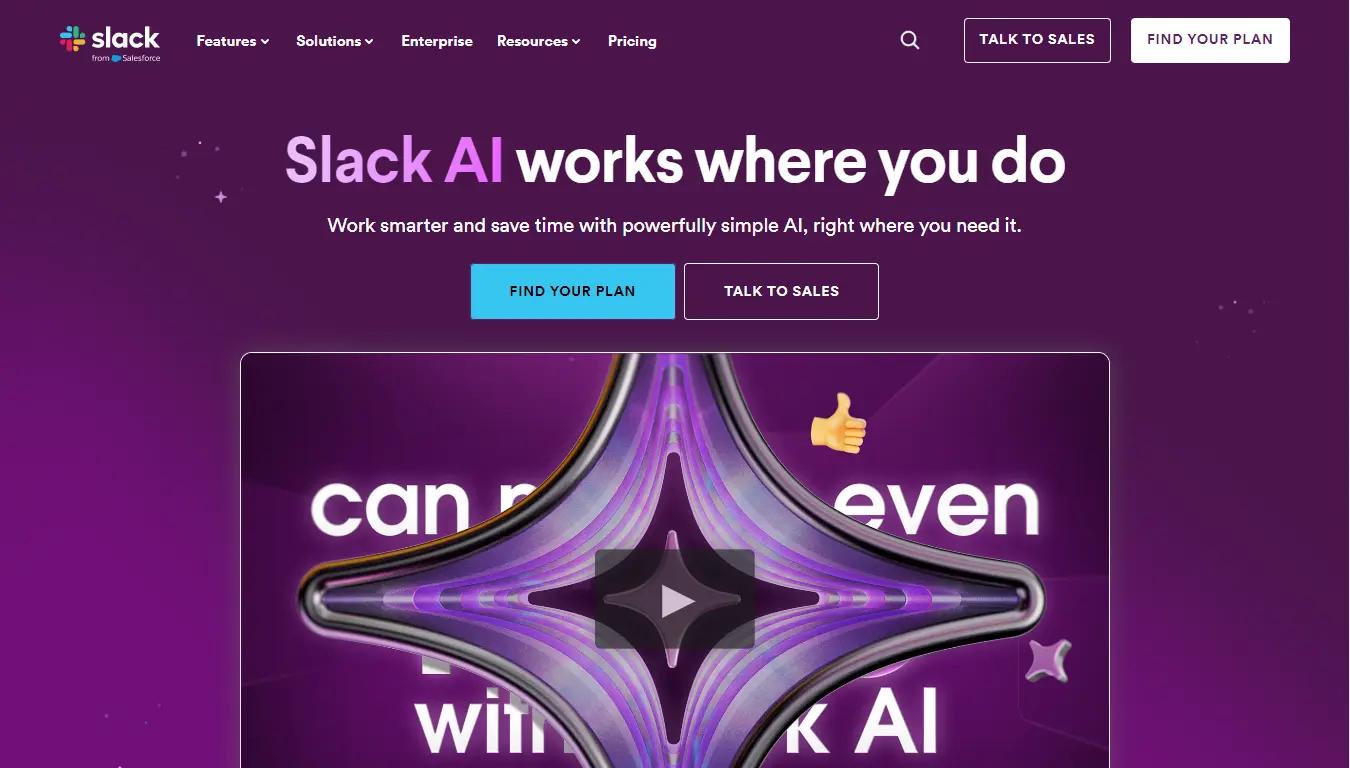 Slack AI Website