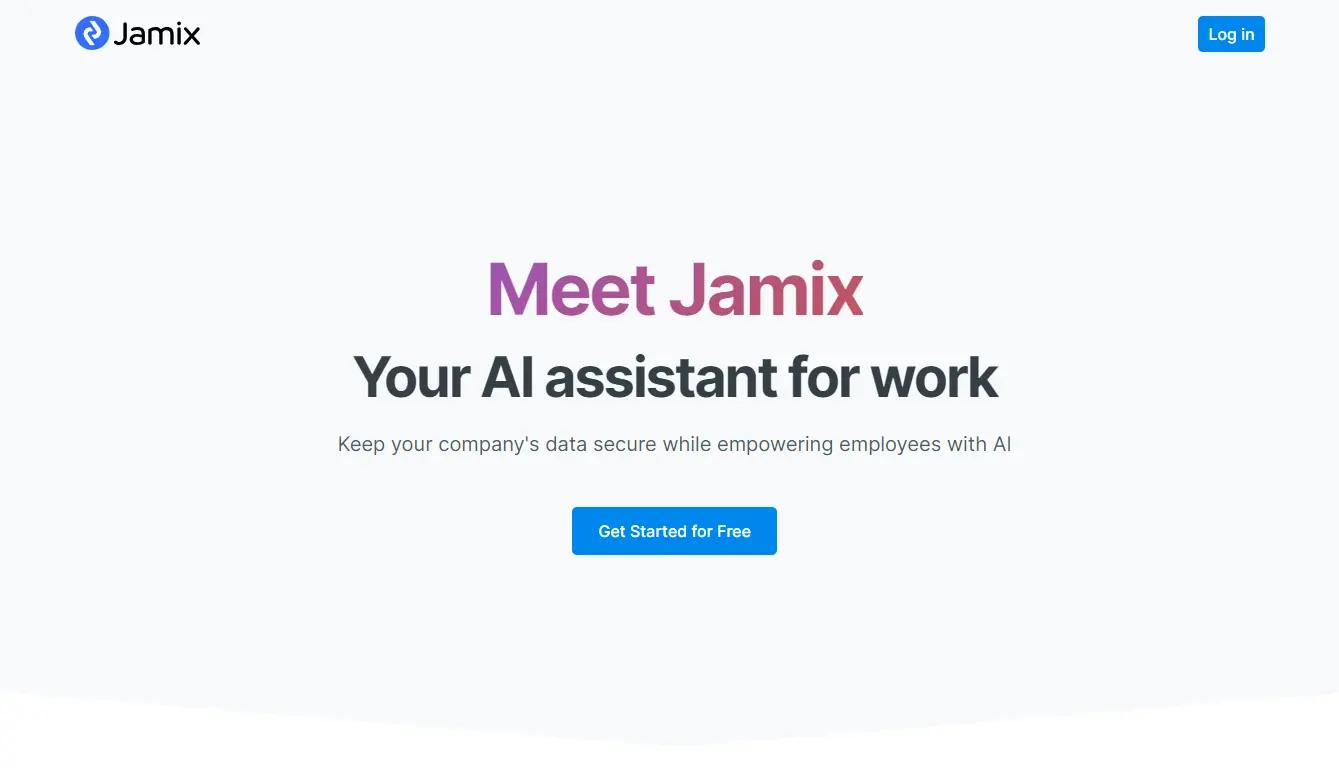 JamixWebsite Screenshot