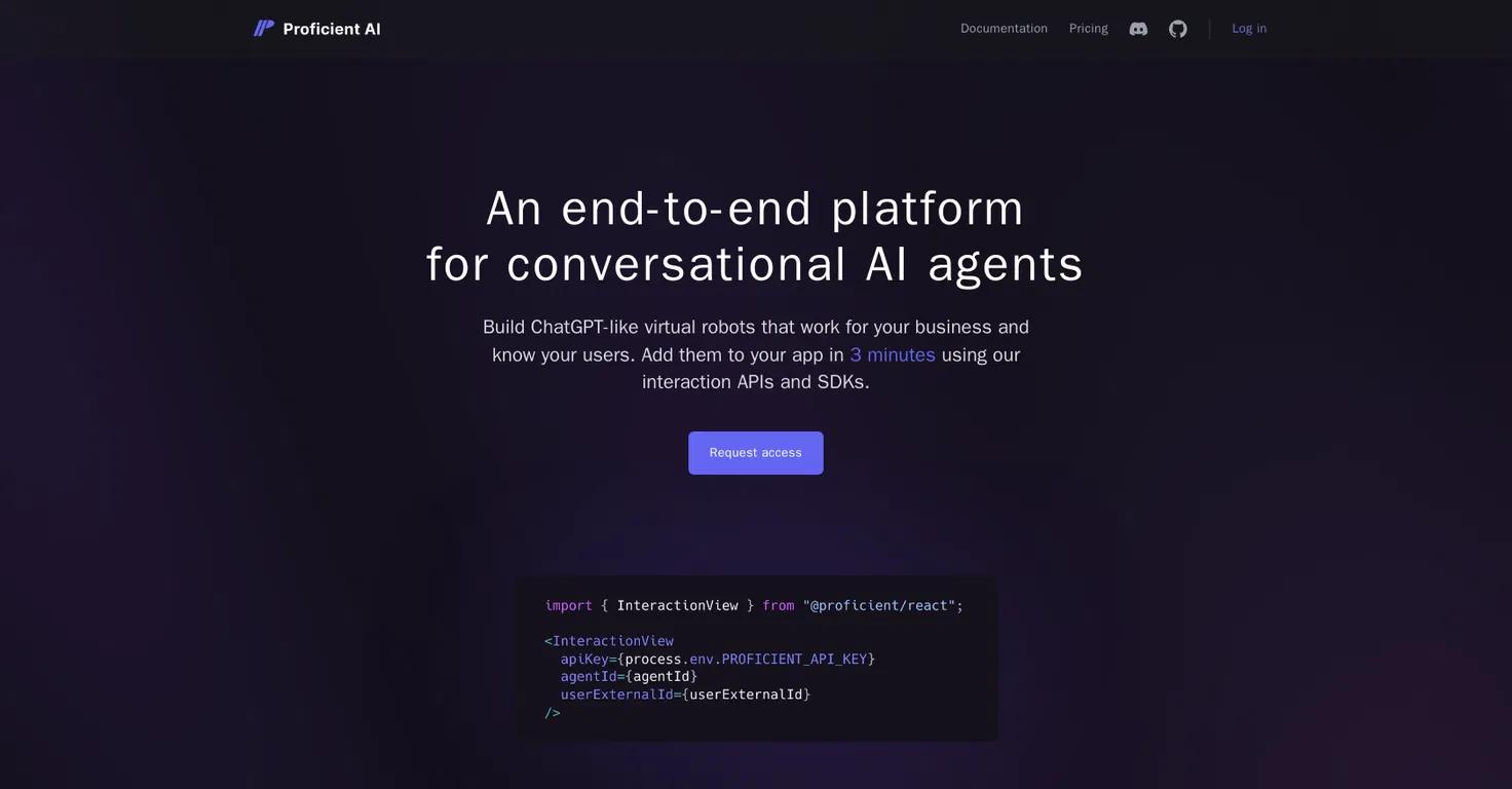 Proficient AI Website