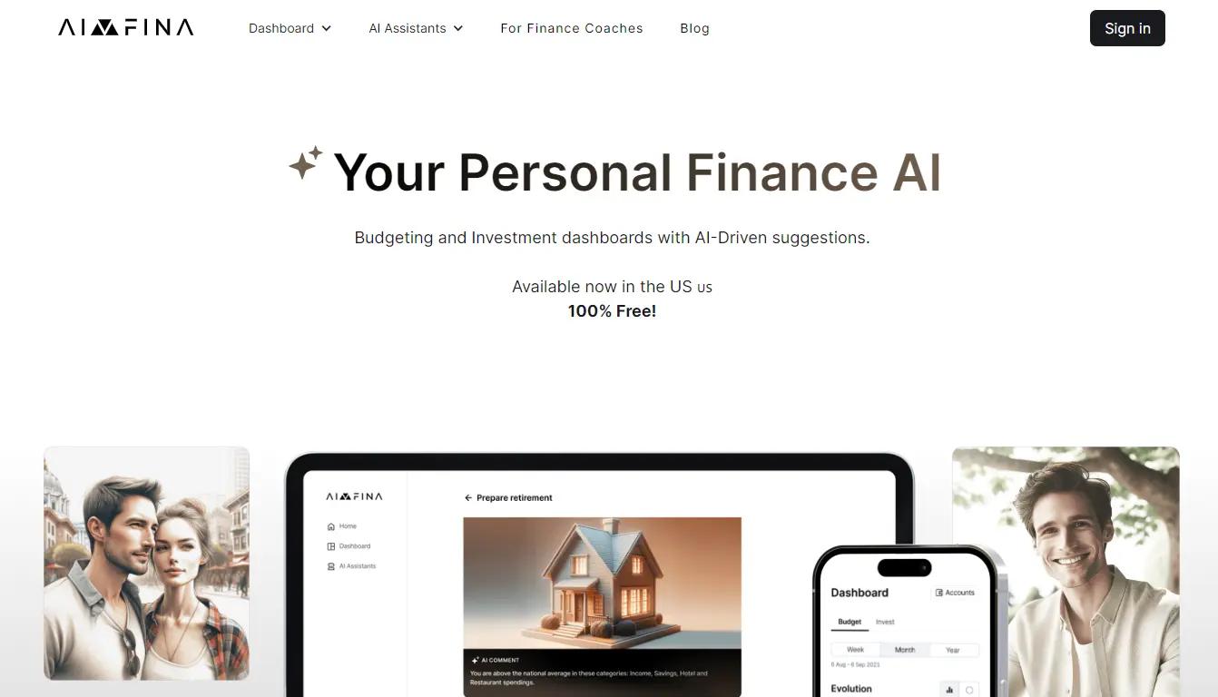 AimFina Website