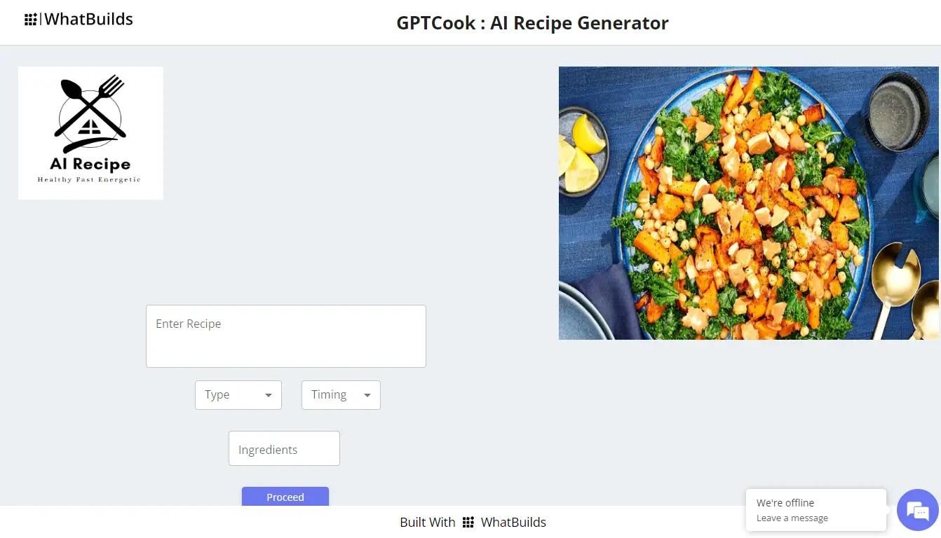 GPTCook  Website