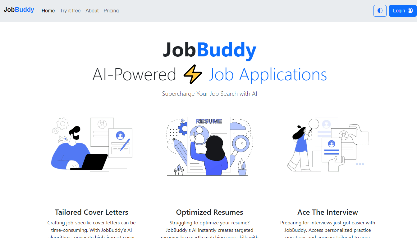 JobBuddy Website