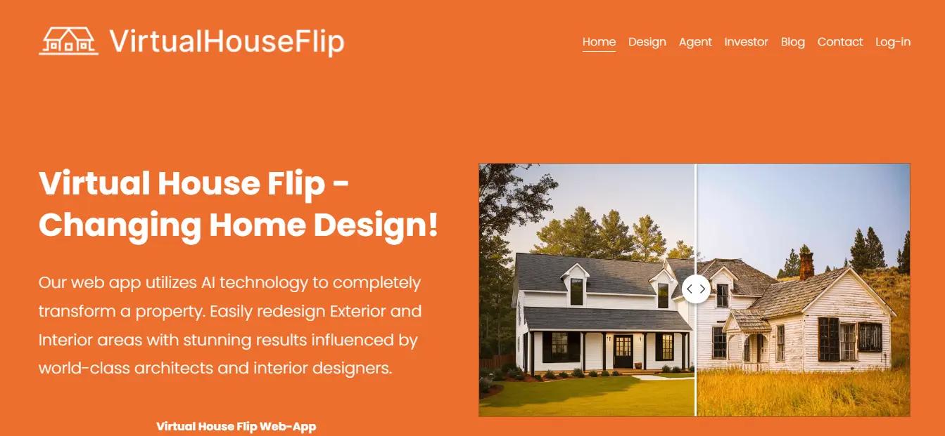 Virtual House FlipWebsite Screenshot