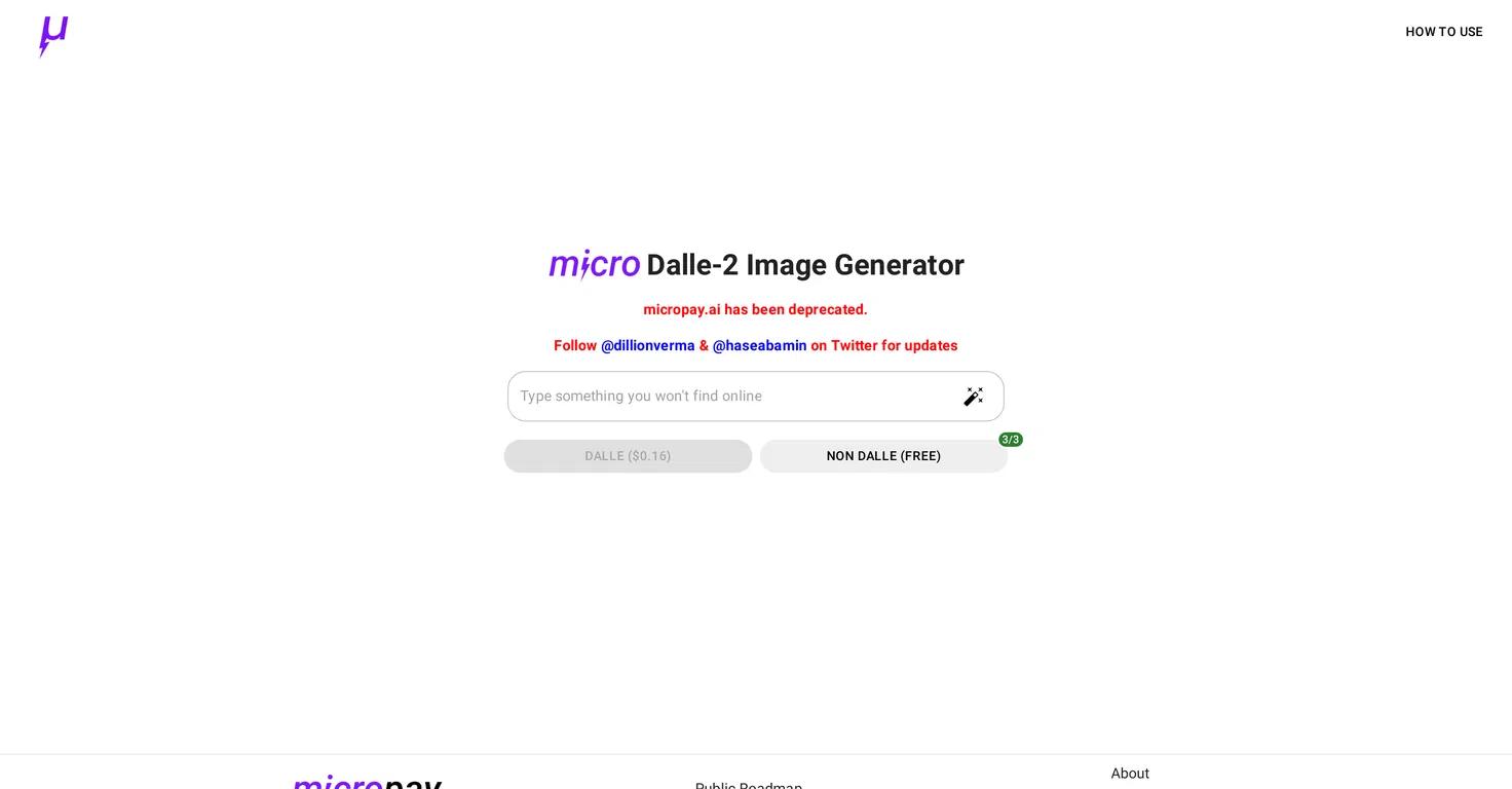 MicropayWebsite Screenshot