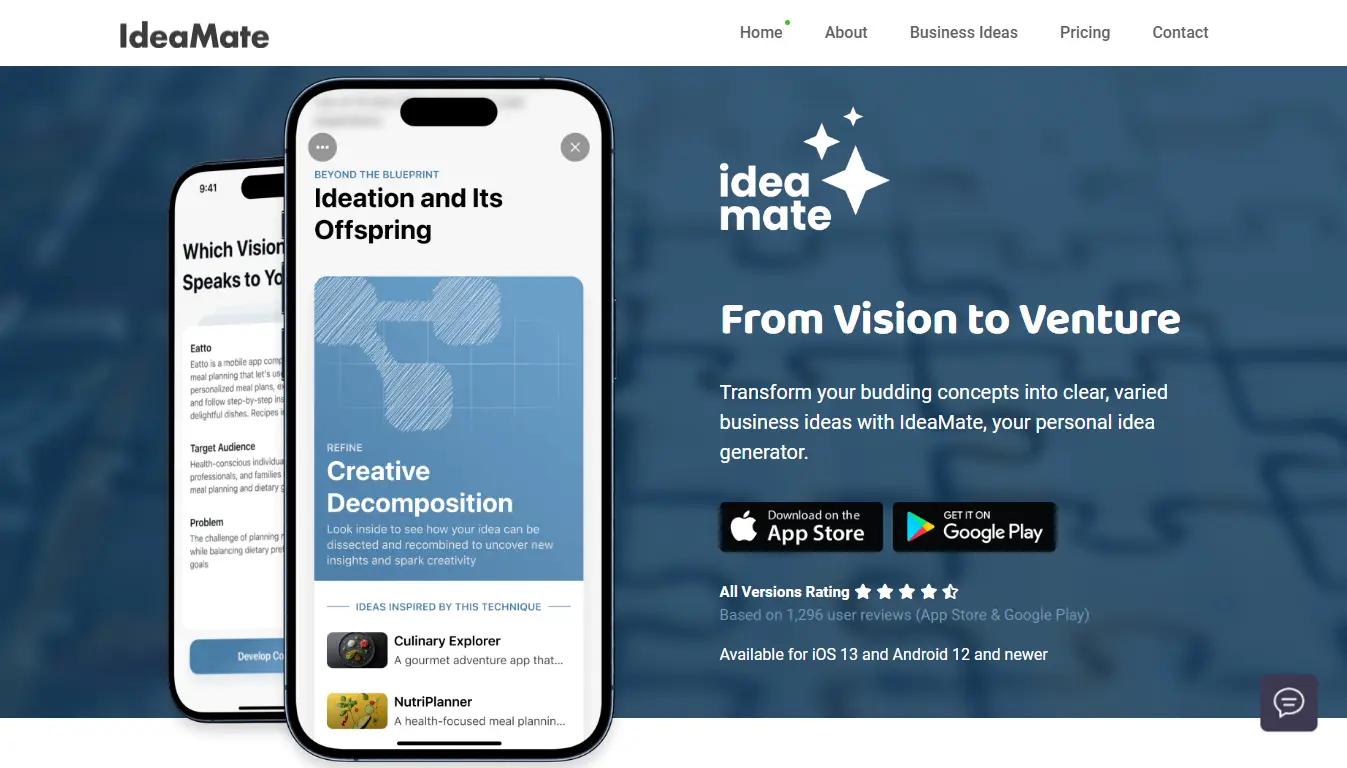 IdeaMate Website