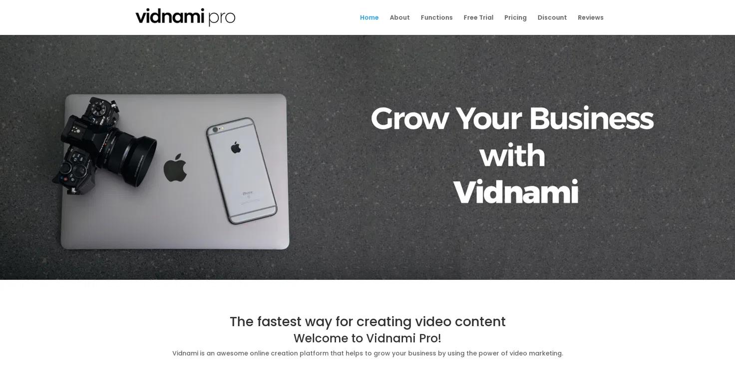 VidnamiWebsite Screenshot