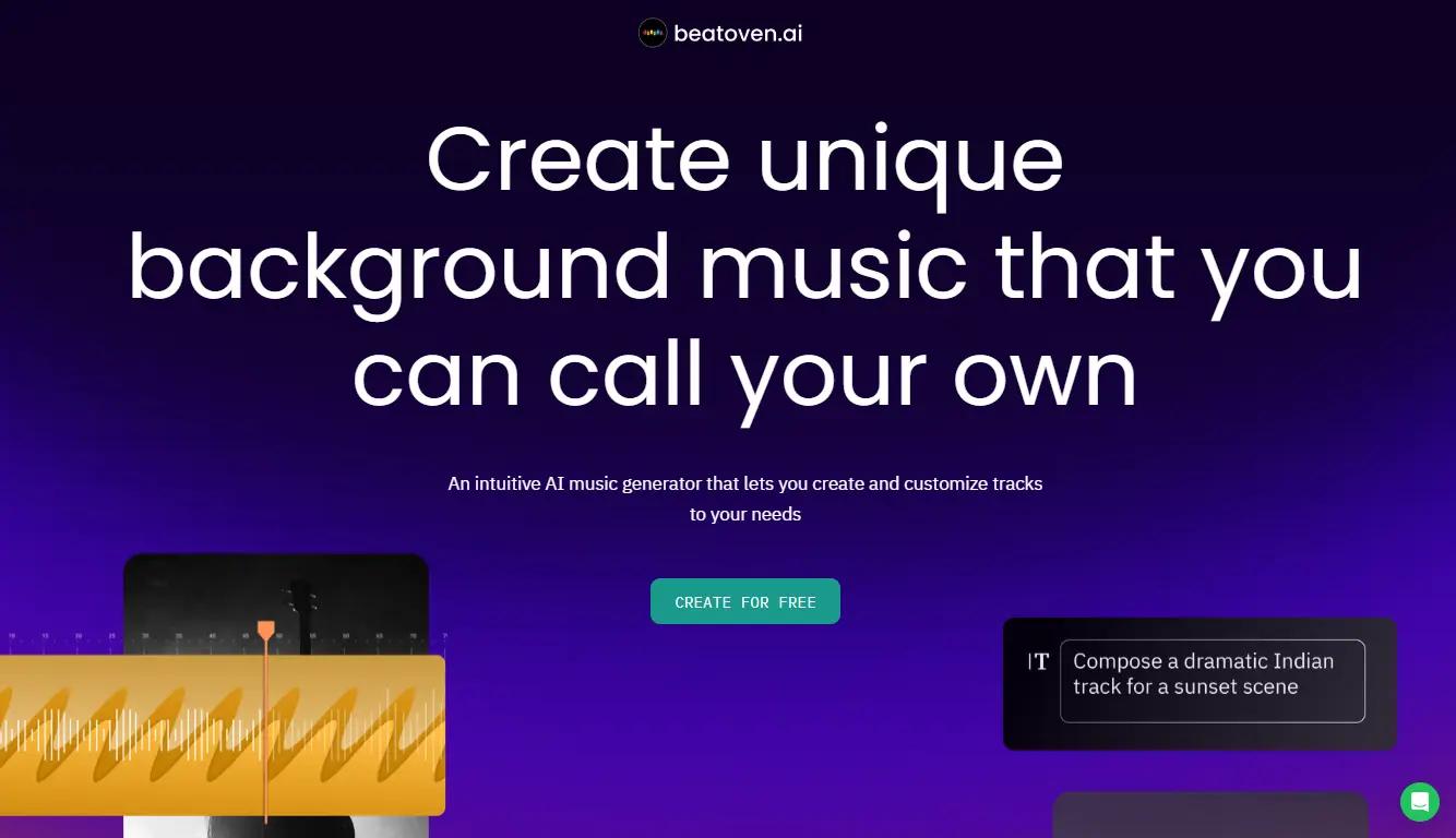 BeatovenWebsite Screenshot