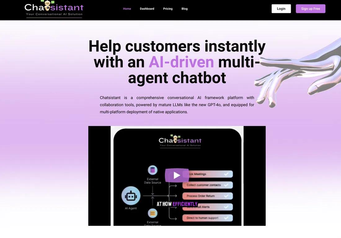 ChatsistantWebsite Screenshot