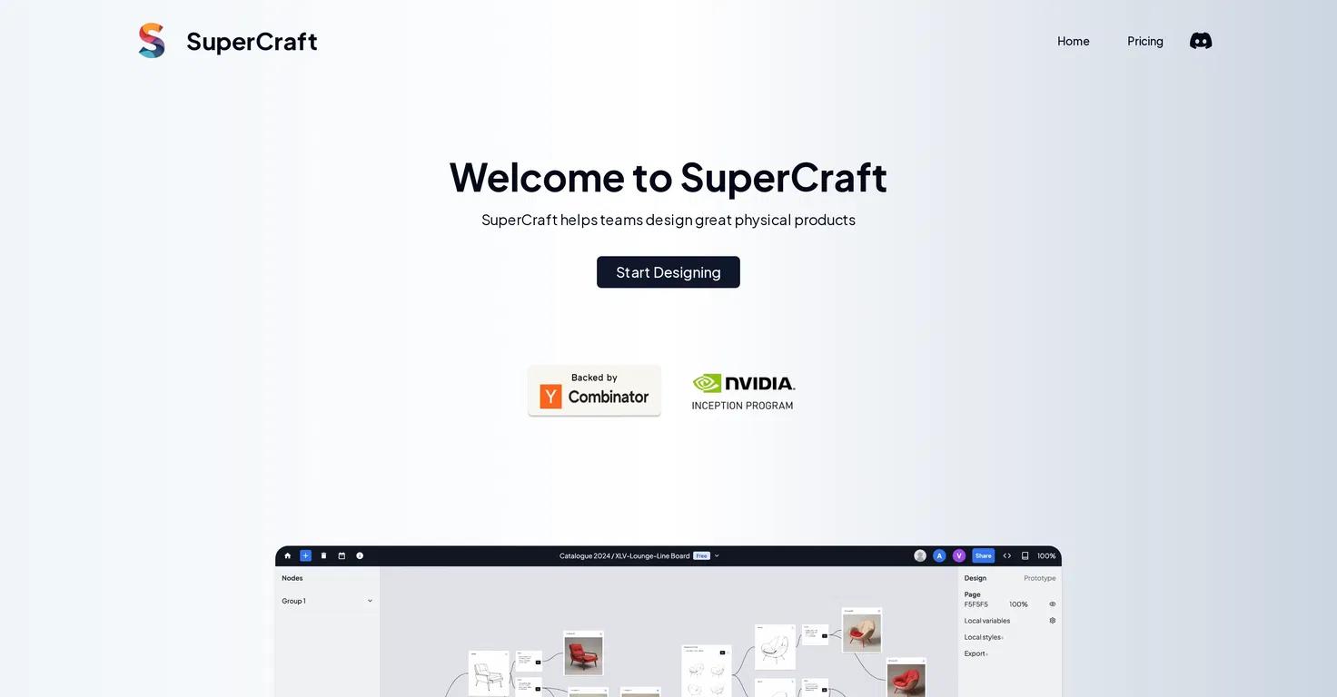 SuperCraftWebsite Screenshot