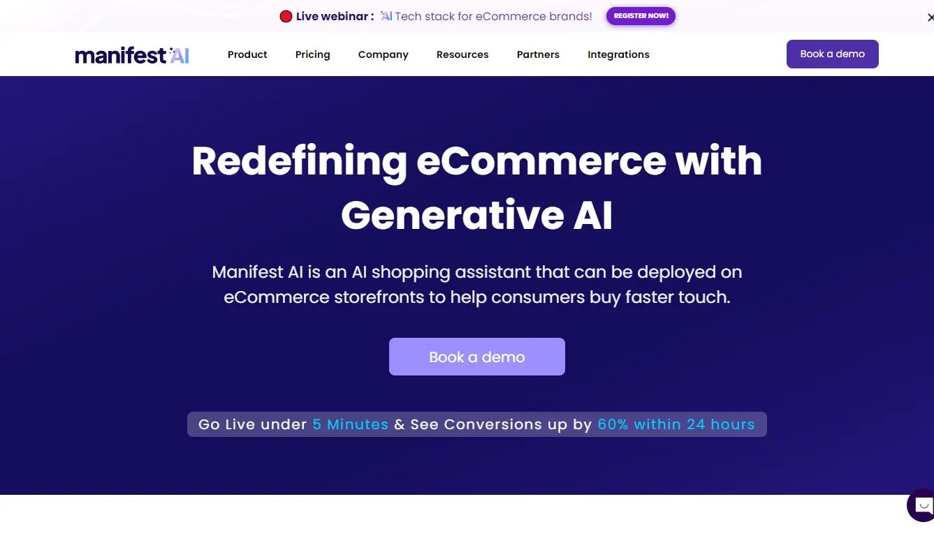 Manifest AI Website