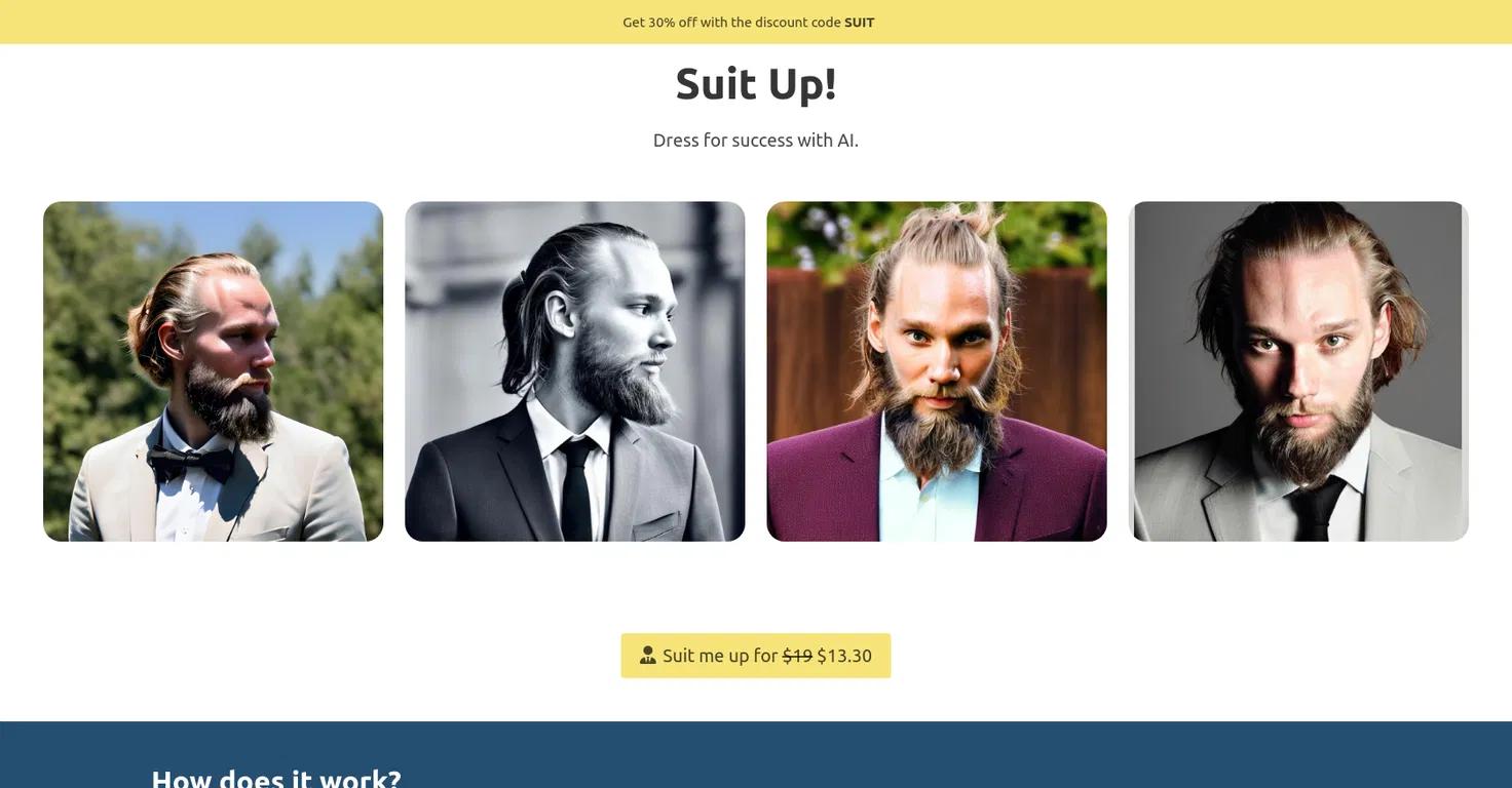 Suit up Website