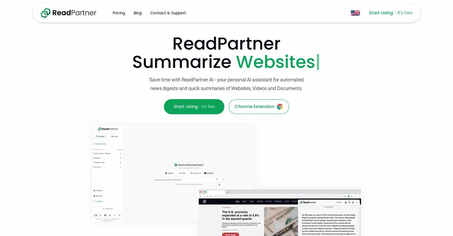 ReadPartner Website