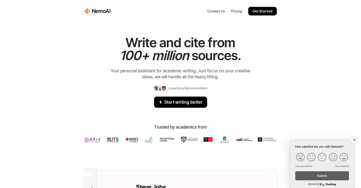 NemoAI Website