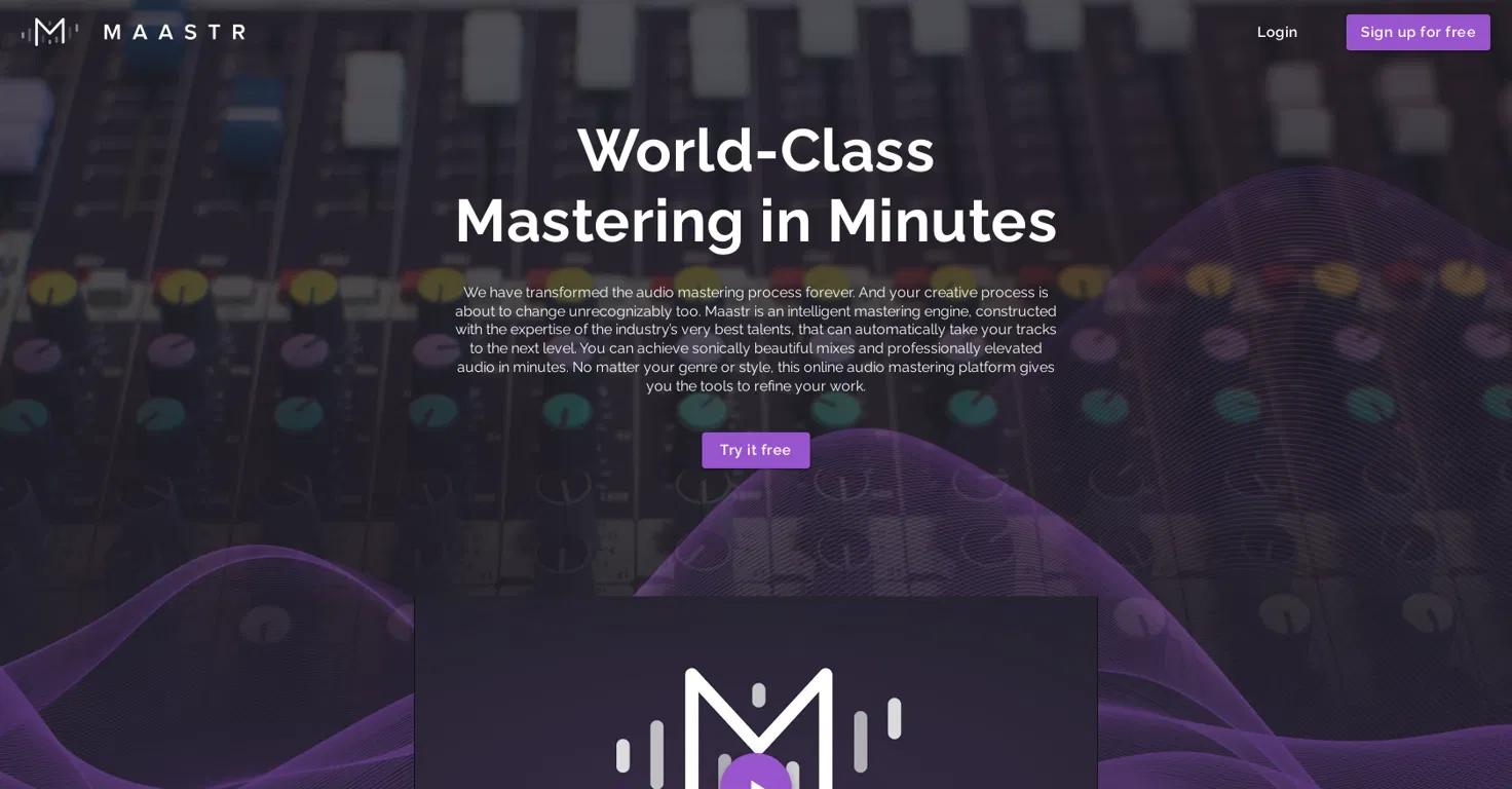 Maastr Website