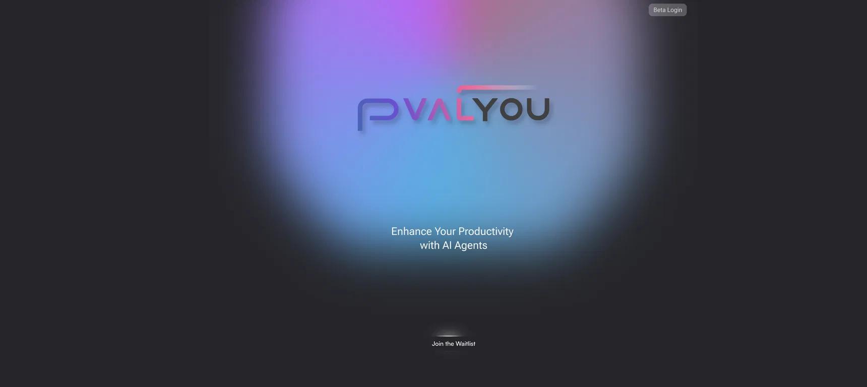 PvalyouWebsite Screenshot