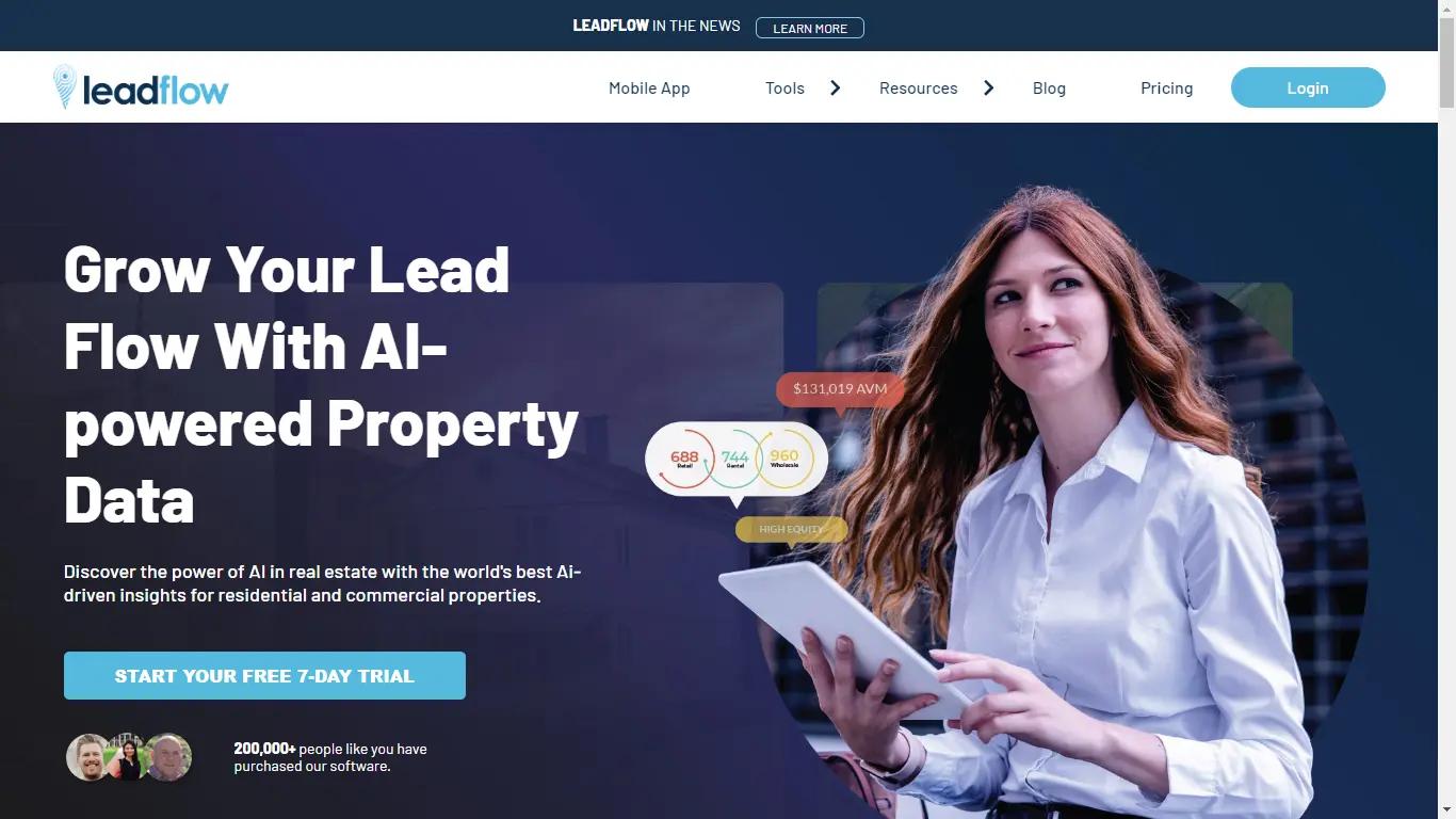 Leadflow Website