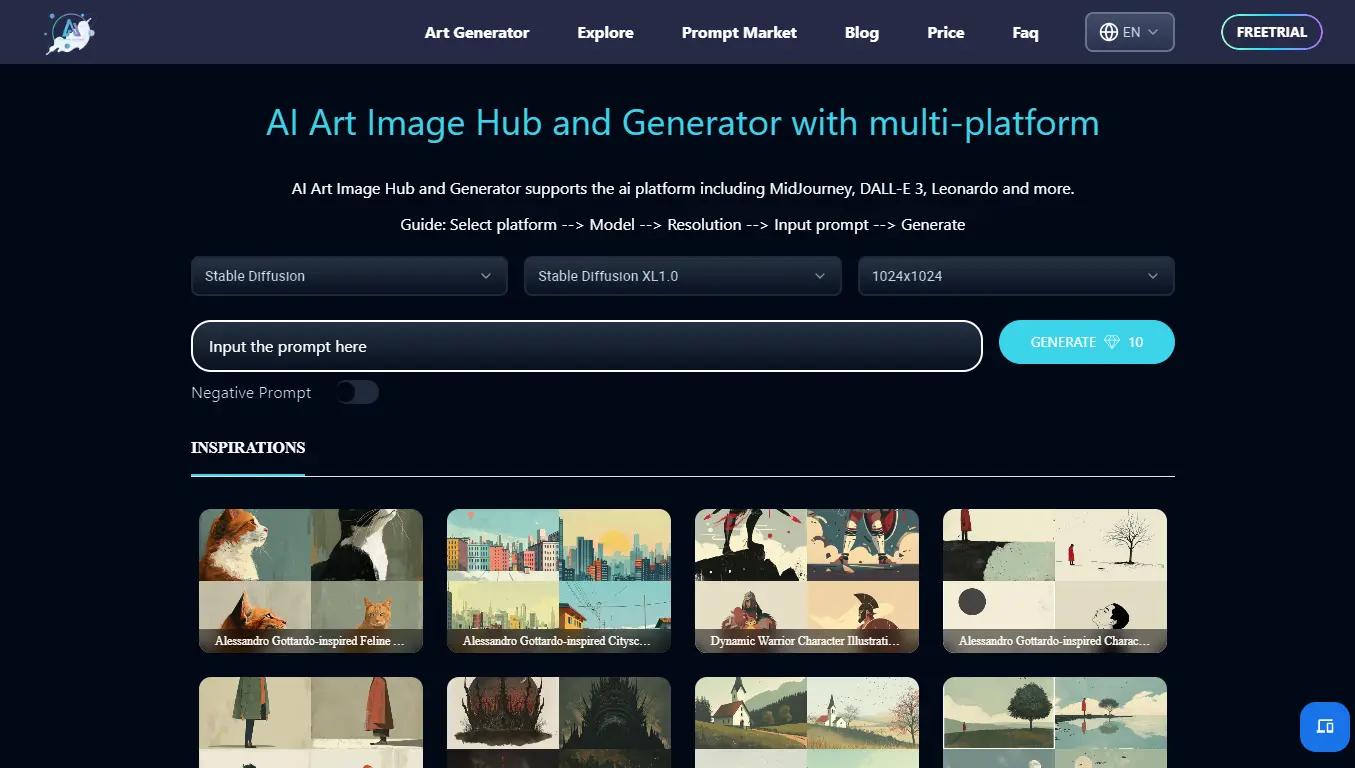 ArtiverseHubWebsite Screenshot