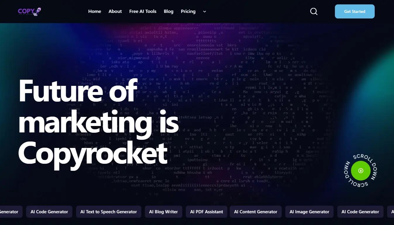 Copyrocket  Website