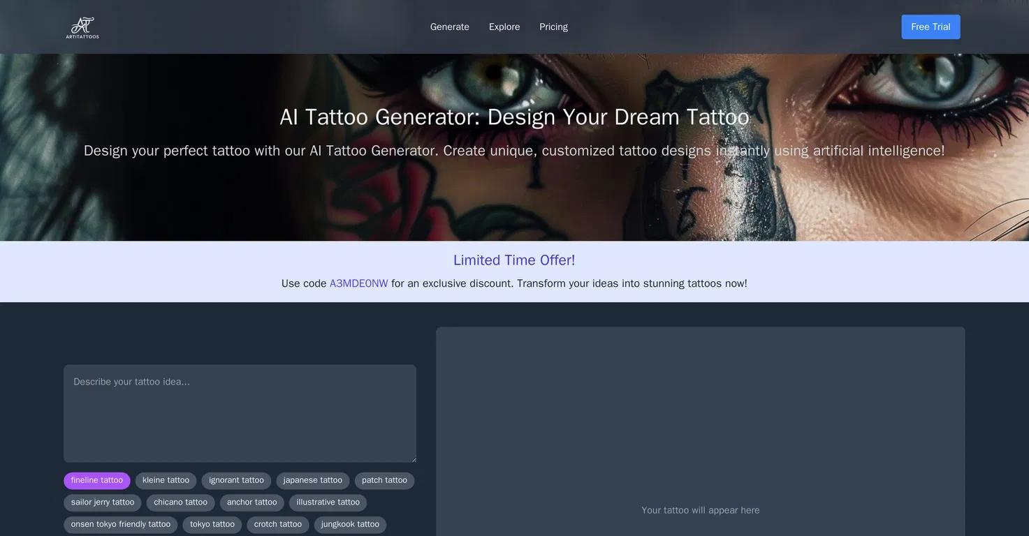 ArtiTattoos Website