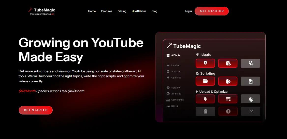 TubeMagic Website