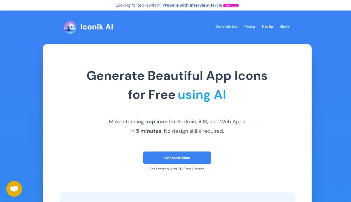 Iconik AI Website