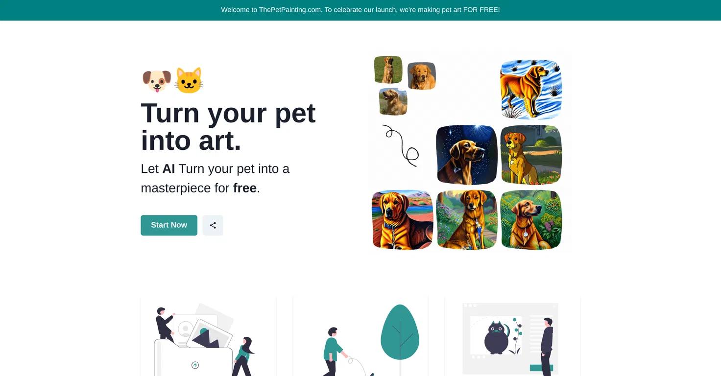 ThePetPainting Website