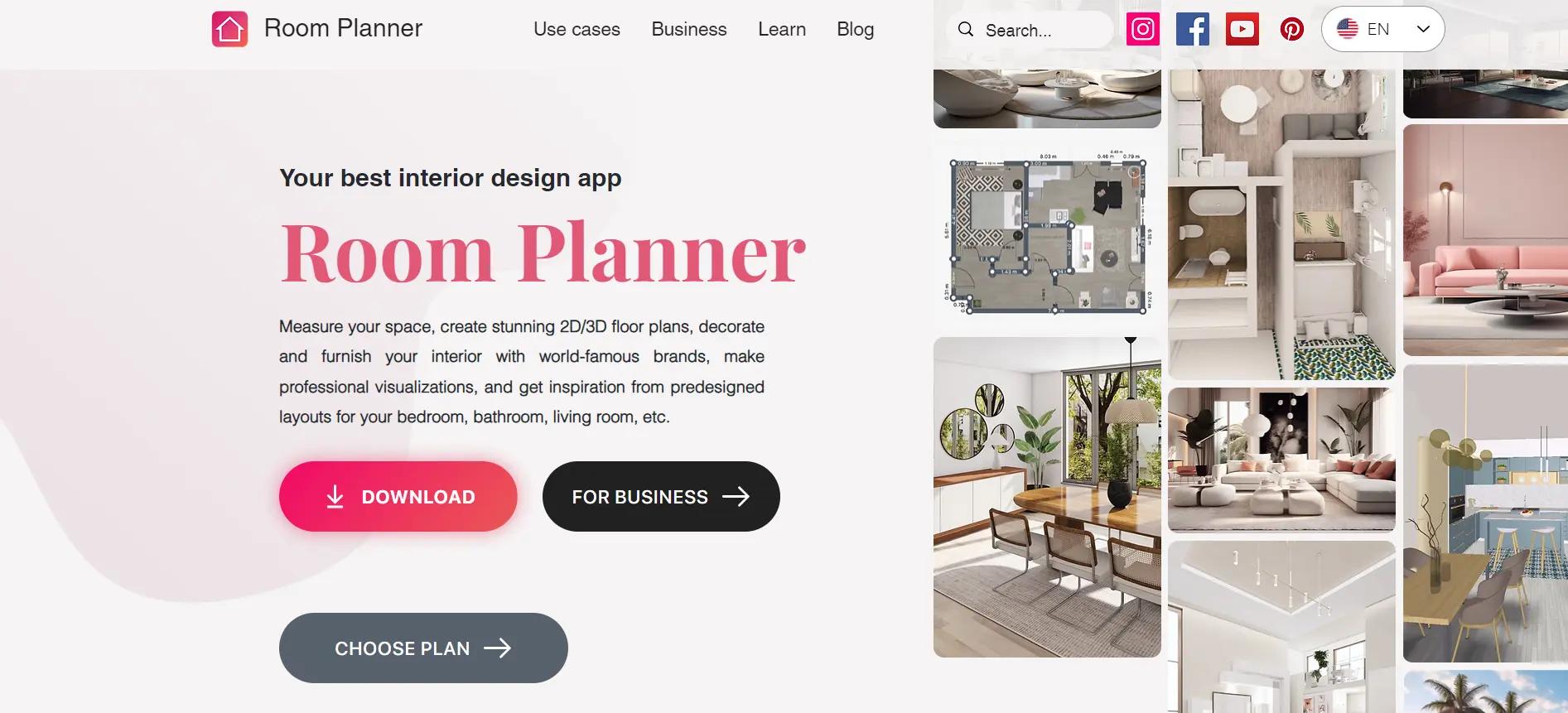 AI Room Planner Website