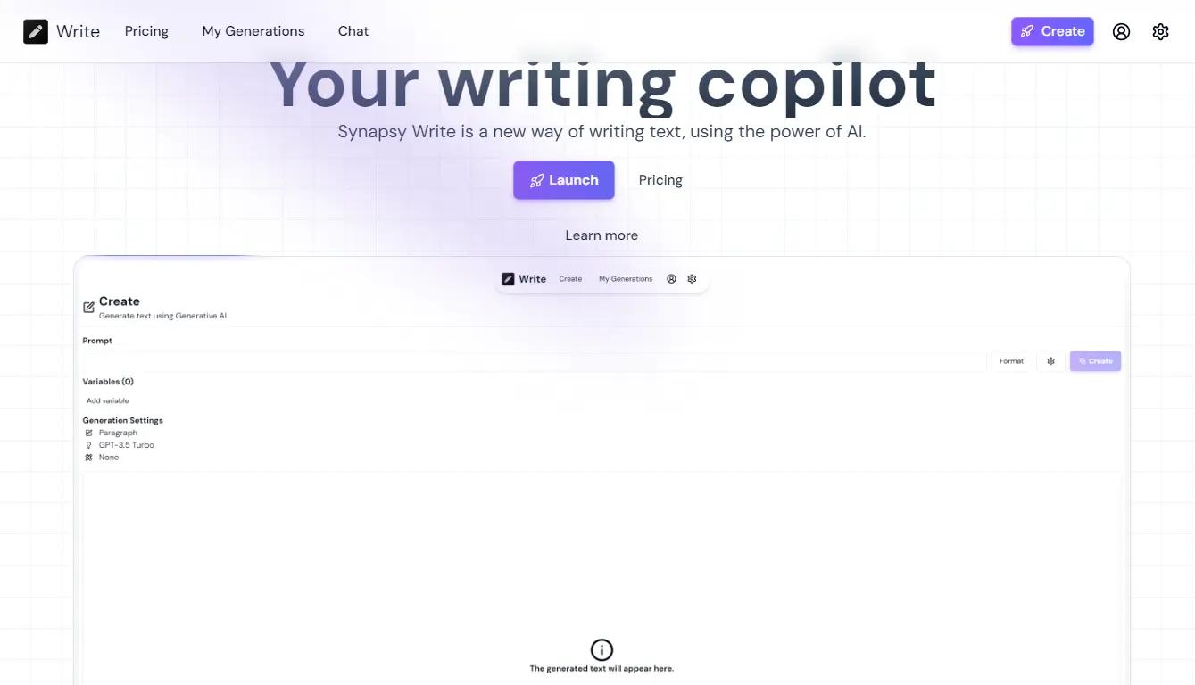  Write Website