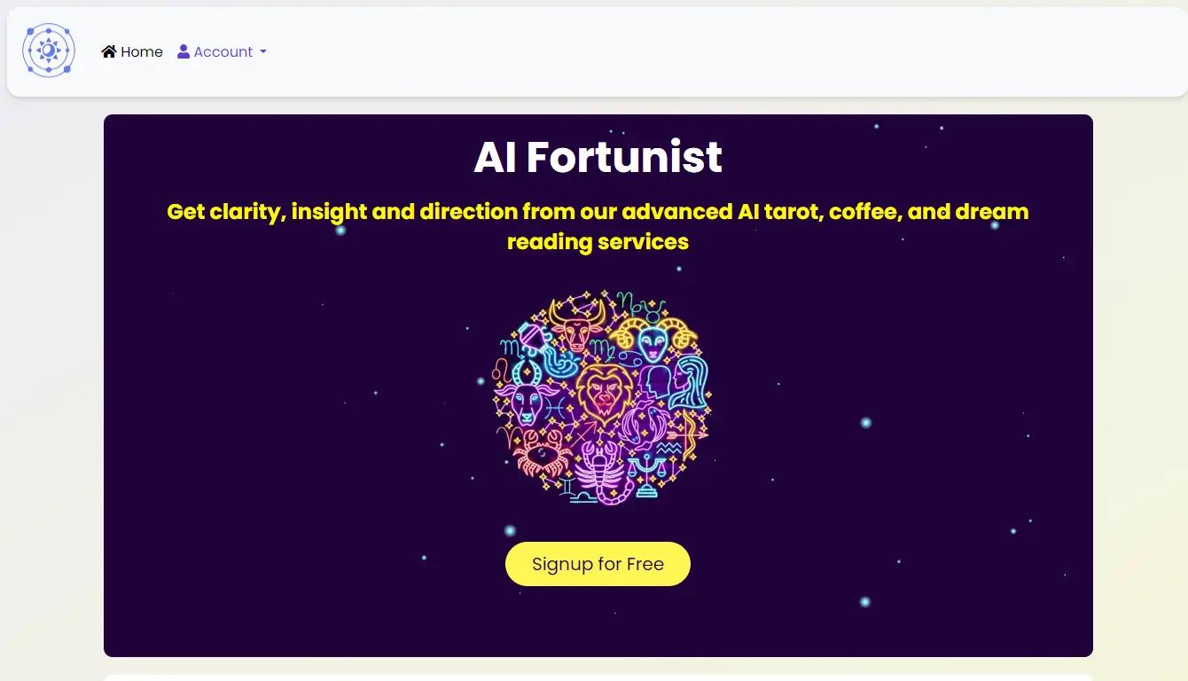 AI Fortunist Website