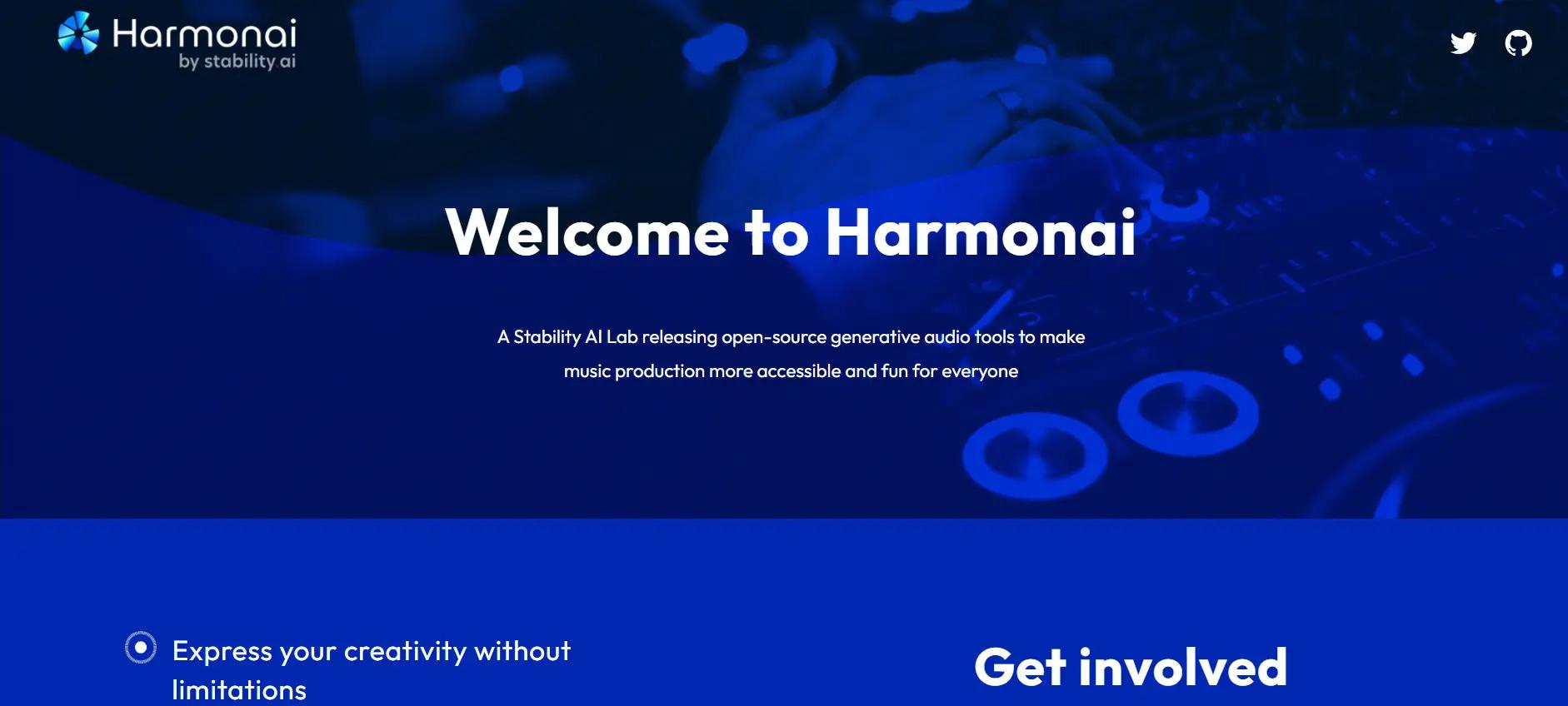 HarmonaiWebsite Screenshot