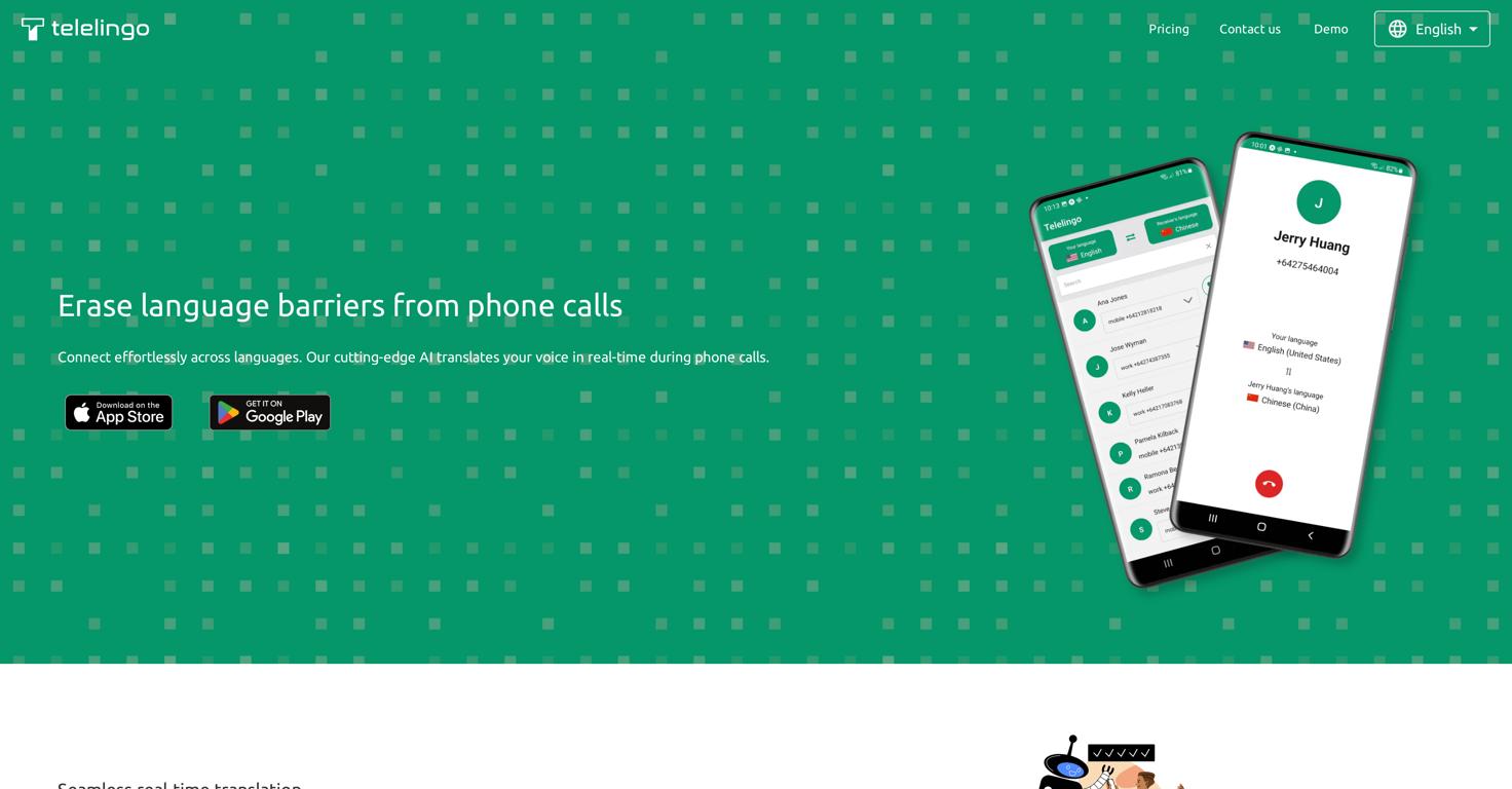 Telelingo Website Screenshot