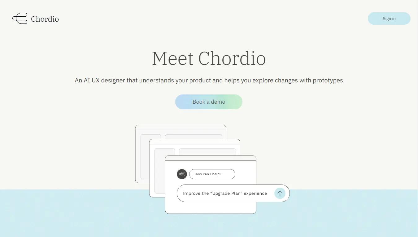 ChordioWebsite Screenshot