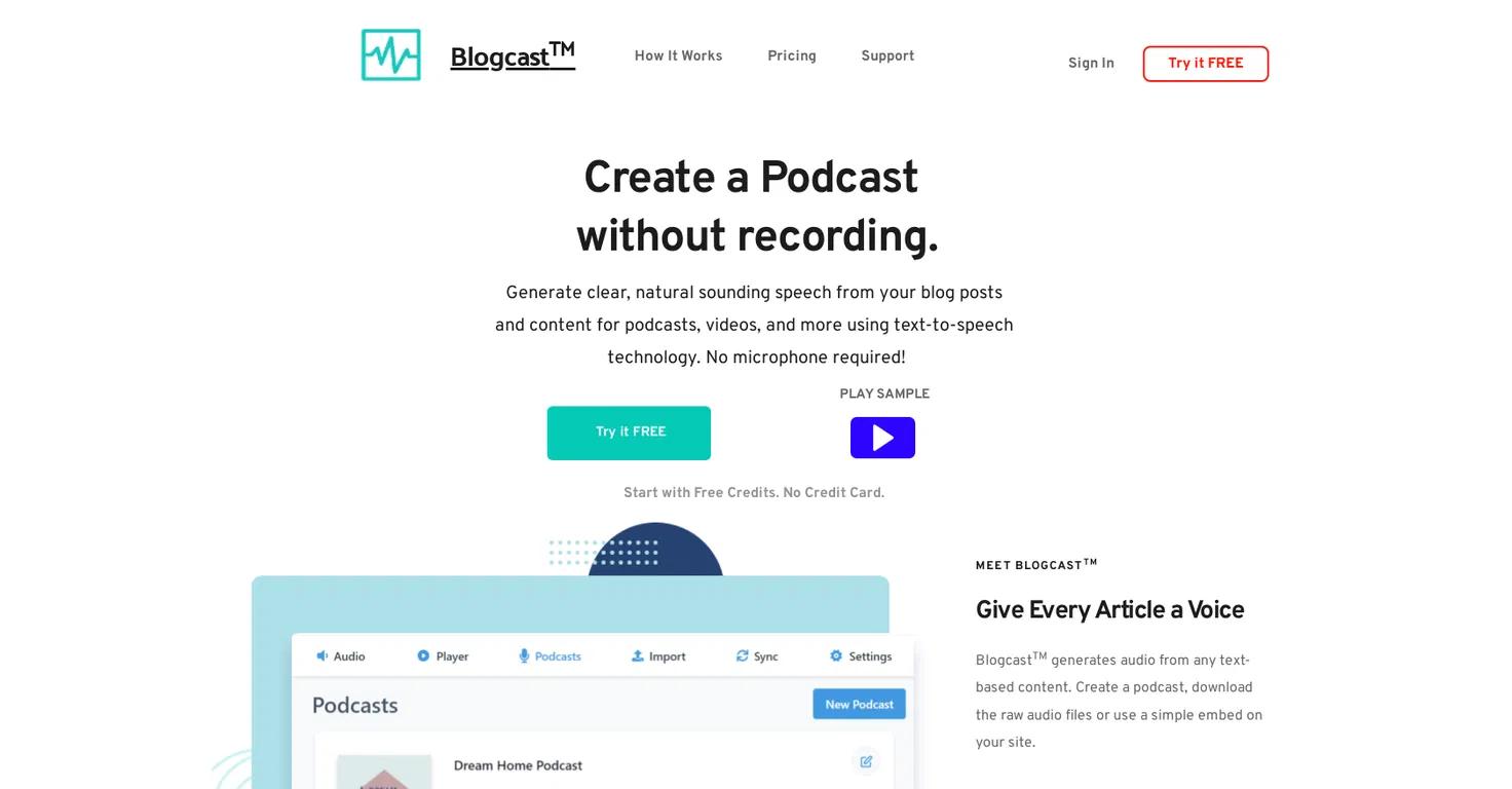 Blogcast Website