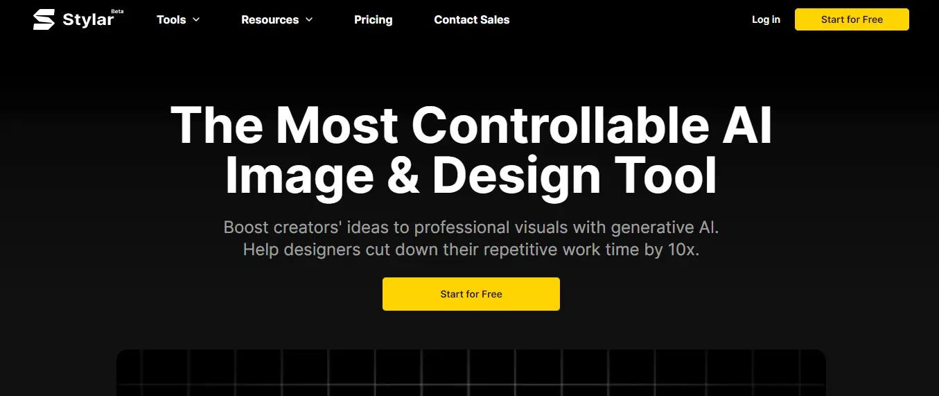 Stylar AI Website