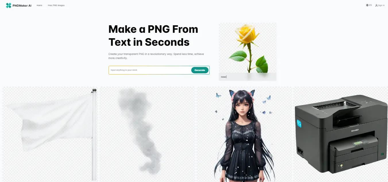 PNGMaker AI Website