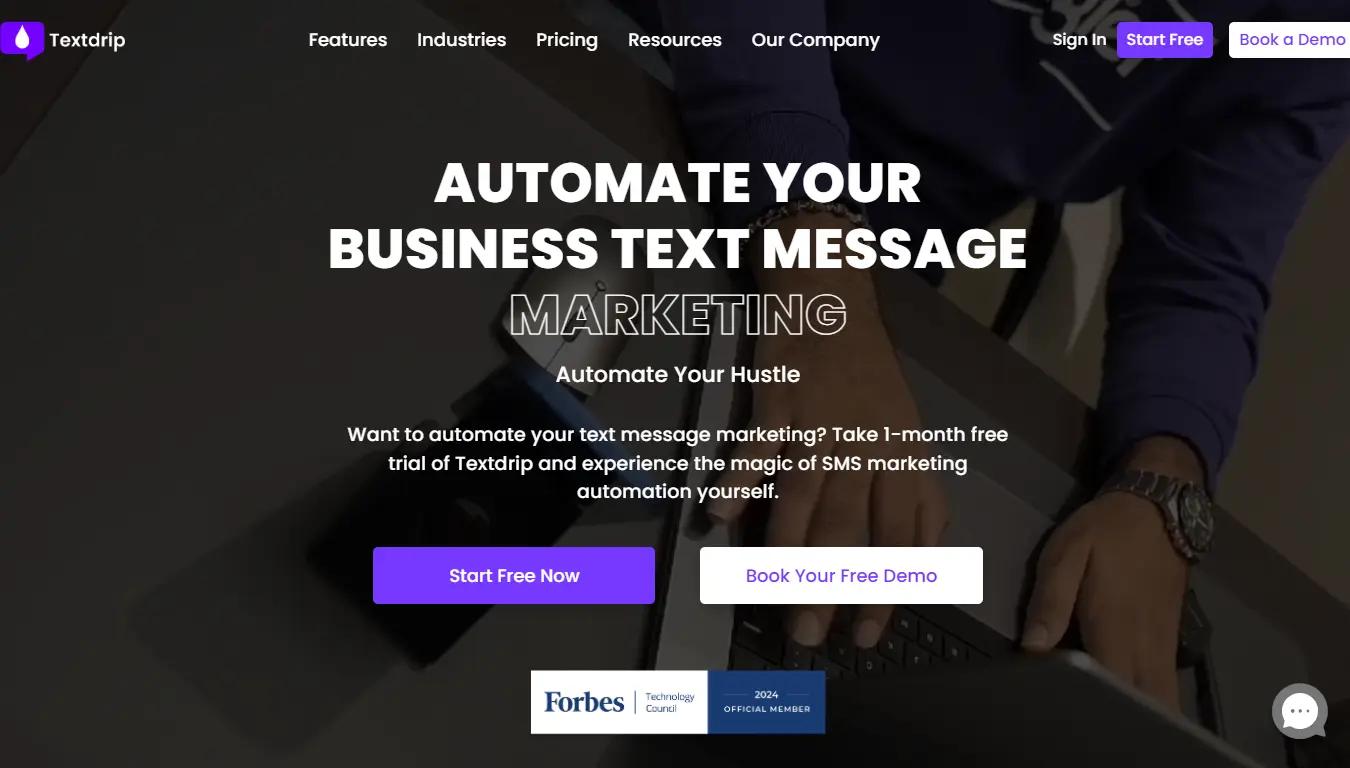 Textdrip Website