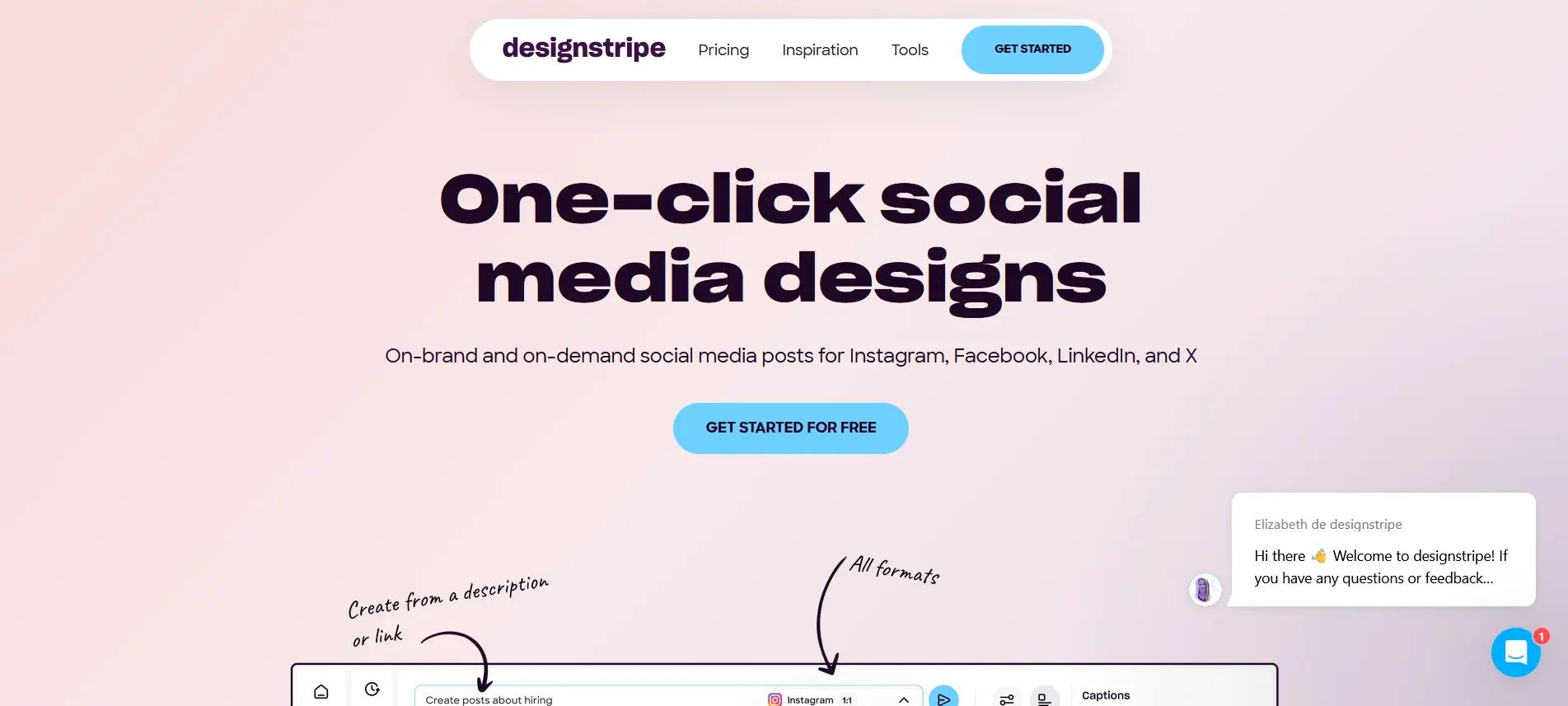 DesignstripeWebsite Screenshot