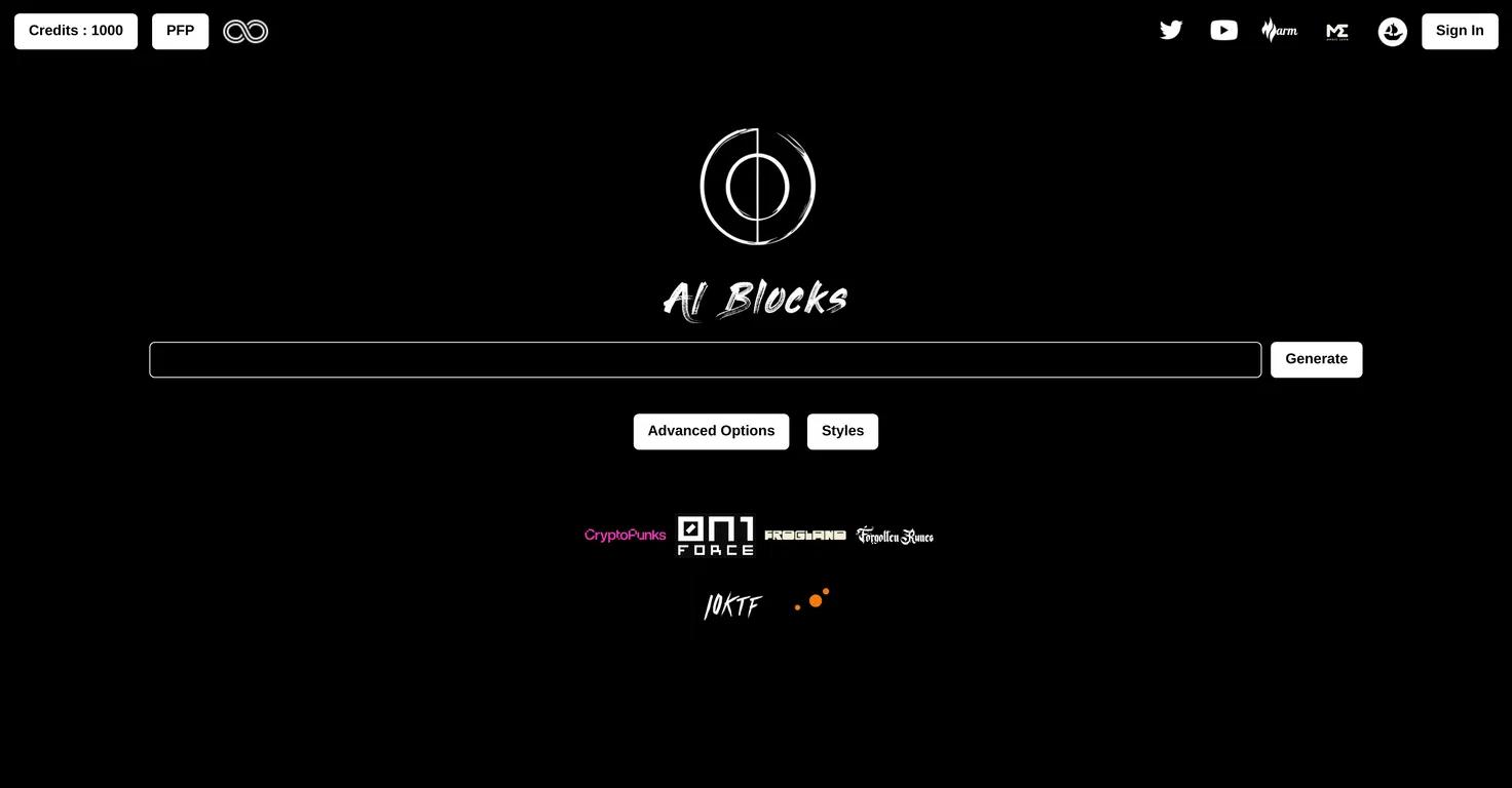 AiblocksWebsite Screenshot